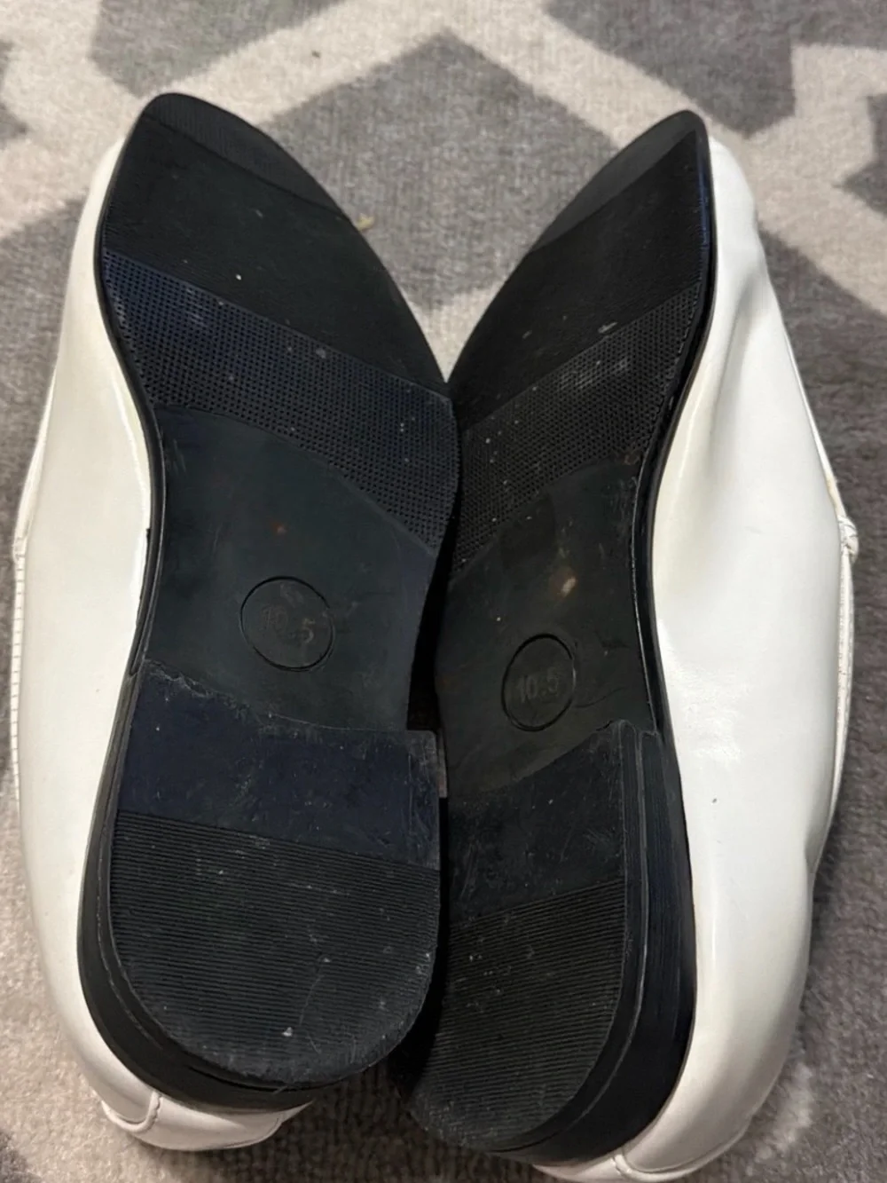 Men’s white tuxedo shoes sz 10.5